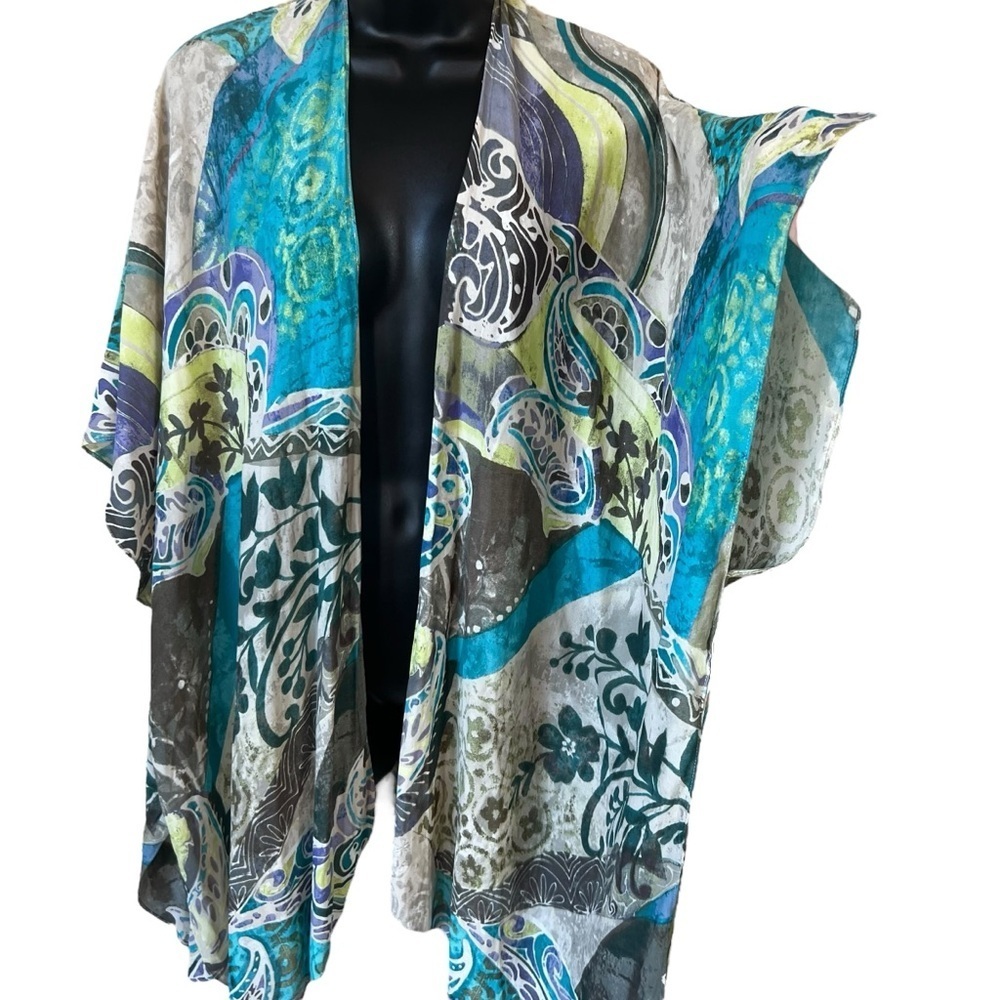 Chicos Delightful MIX RUANA Wrap
Multi Color - Picture 4 of 8